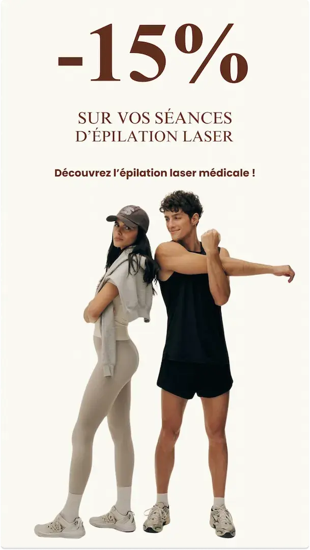 Affiche promotionnelle, moins 15 pourcents pour les salles de sport