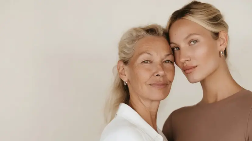 Deux visages de femmes