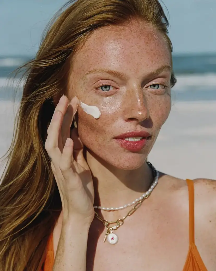 Visage d'une femme