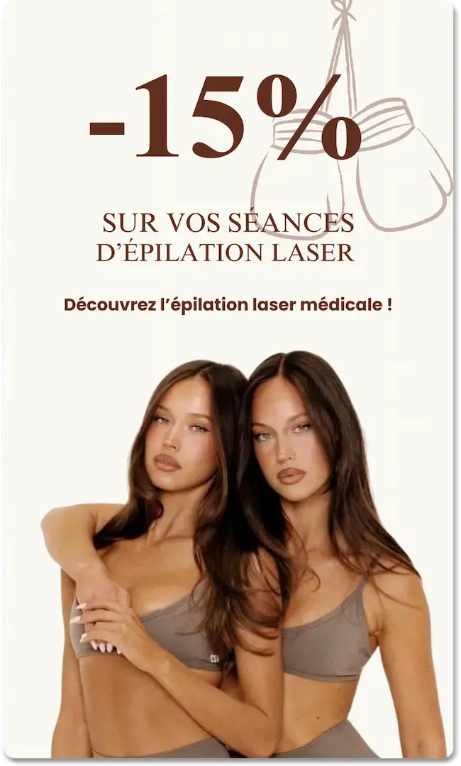 Affiche promotionnelle, moins 15 pourcents pour les salles de sport