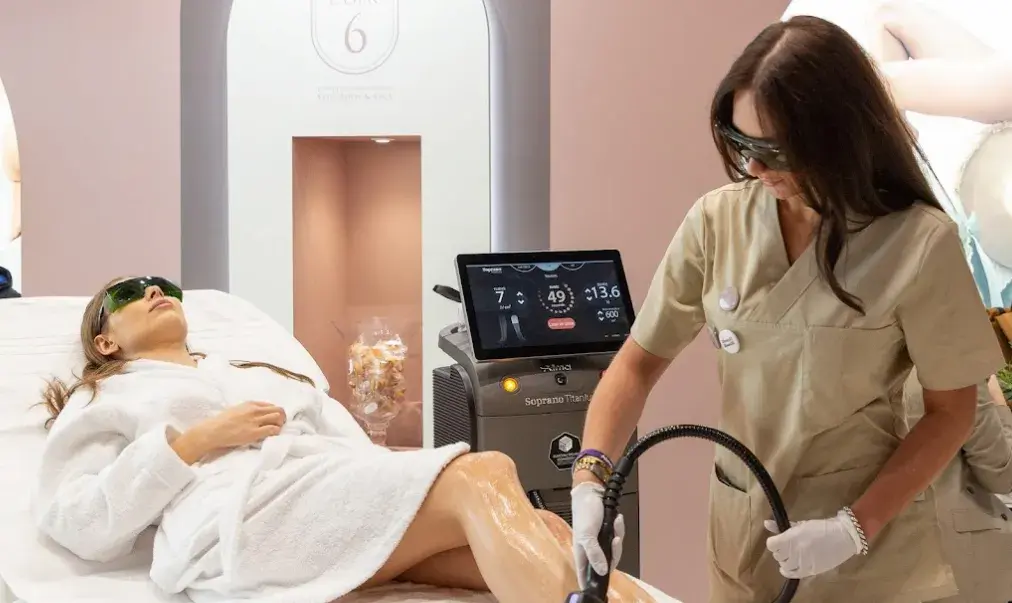 Épilation laser sur jambes - Laser 26 / Salon de la franchise
